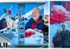 Sascut: Mural de 220 mp dedicat exploratorului Teodor Negoiță, realizat de artistul spaniol Mawe Nacho