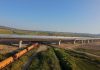 Viaductul Nicolae Bălcescu, pe ultima sută de metri. Se montează ultimele rosturi de dilatare înainte de inaugurare