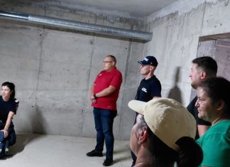 Exercițiu de adăpostire a populației, organizat la Târgu Ocna de ISU Bacău