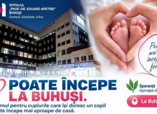 Spitalul din Buhuși anunță un proiect pentru dezvoltarea serviciilor dedicate cuplurilor care își doresc copii