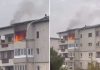 Incendiu la un bloc din Târgu Ocna. O candelă lăsată aprinsă ar fi provocat flăcările
